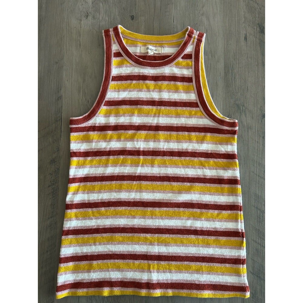 Madewell Westville Tank Top Stripes Womens Size S